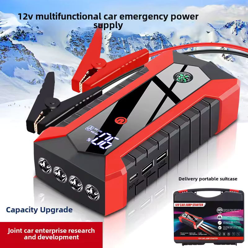 Booster de batterie 12V +power bank + torche